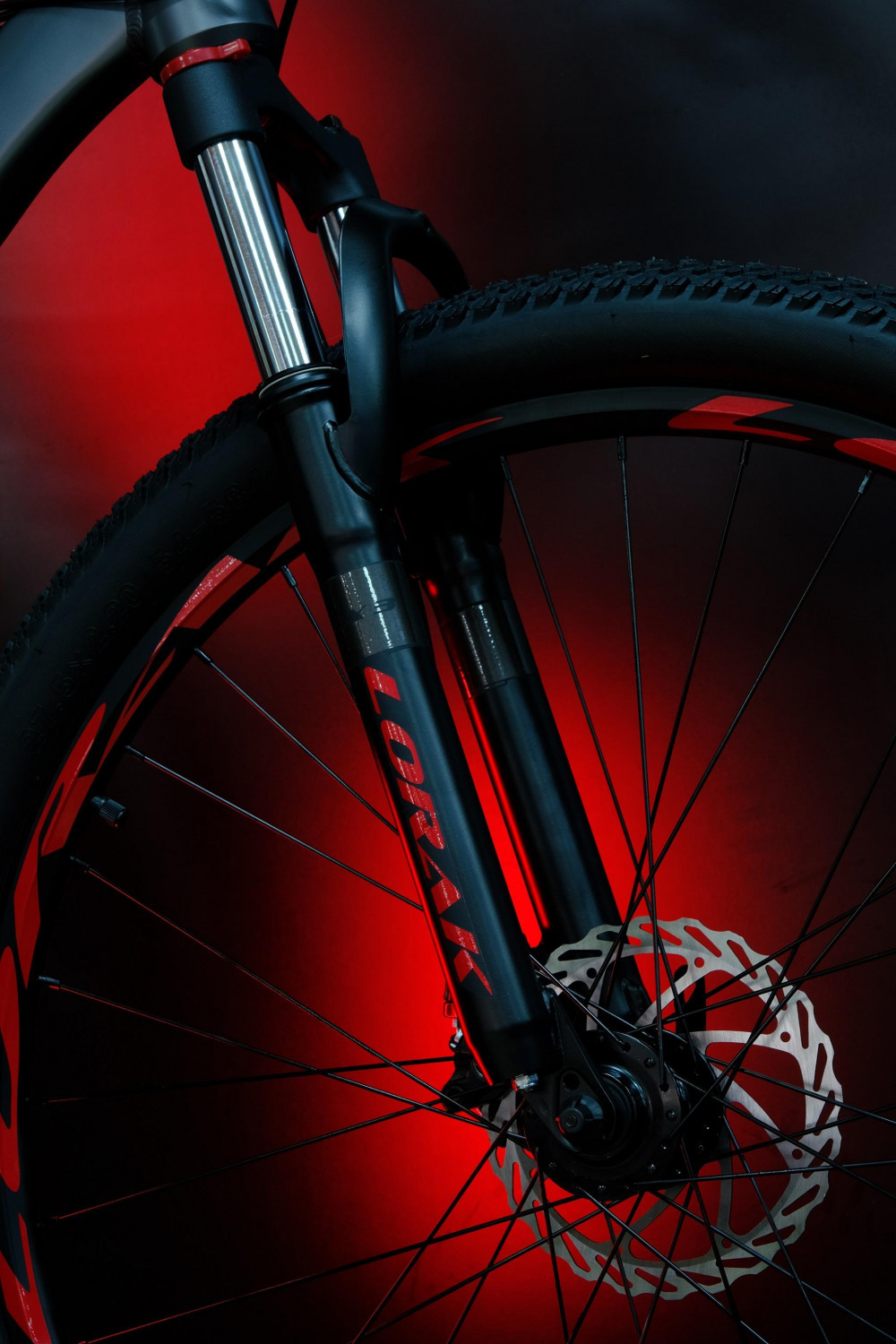 Lorak LX3 Матовый Серый/Красный рама 17 (на рост 155-173)