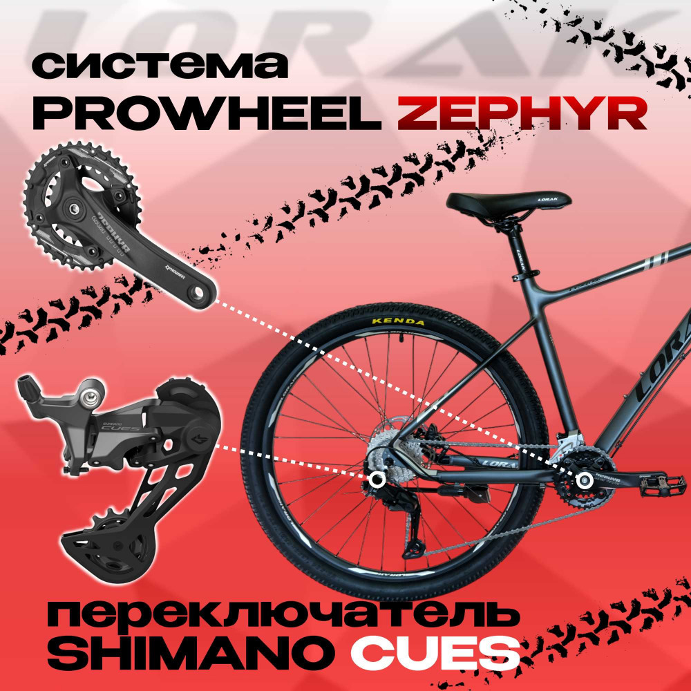 LORAK LX250 SE Матовый Серый 19р (на рост 171-182)