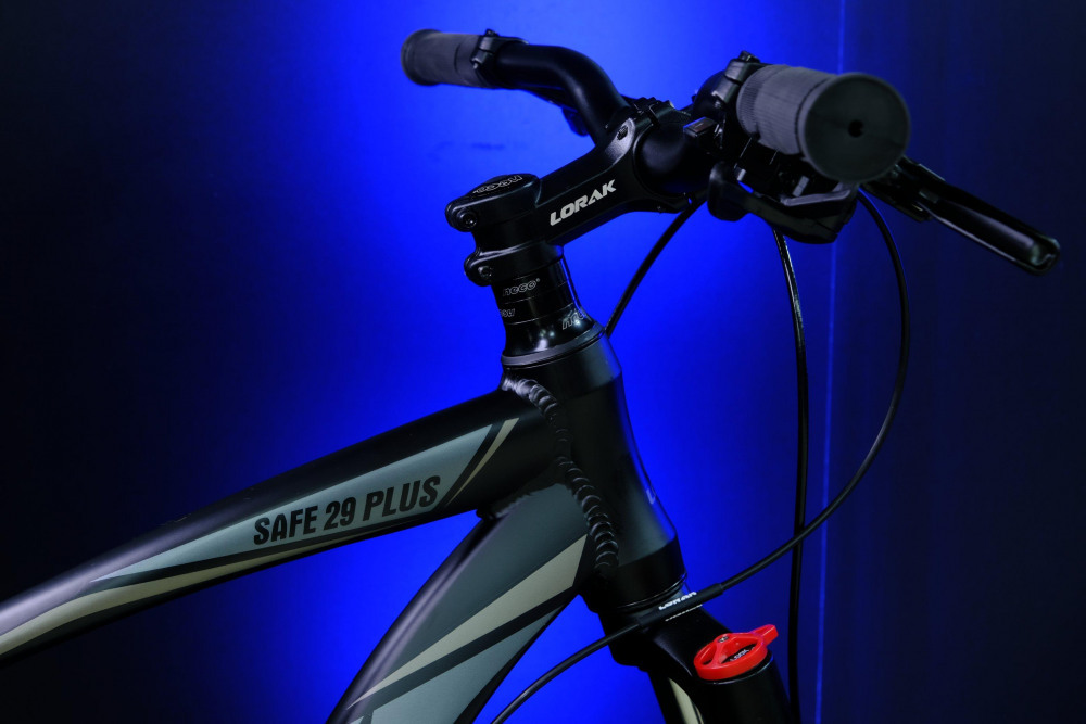 LORAK Safe PLUS 29 Матовый Чёрный/Серый