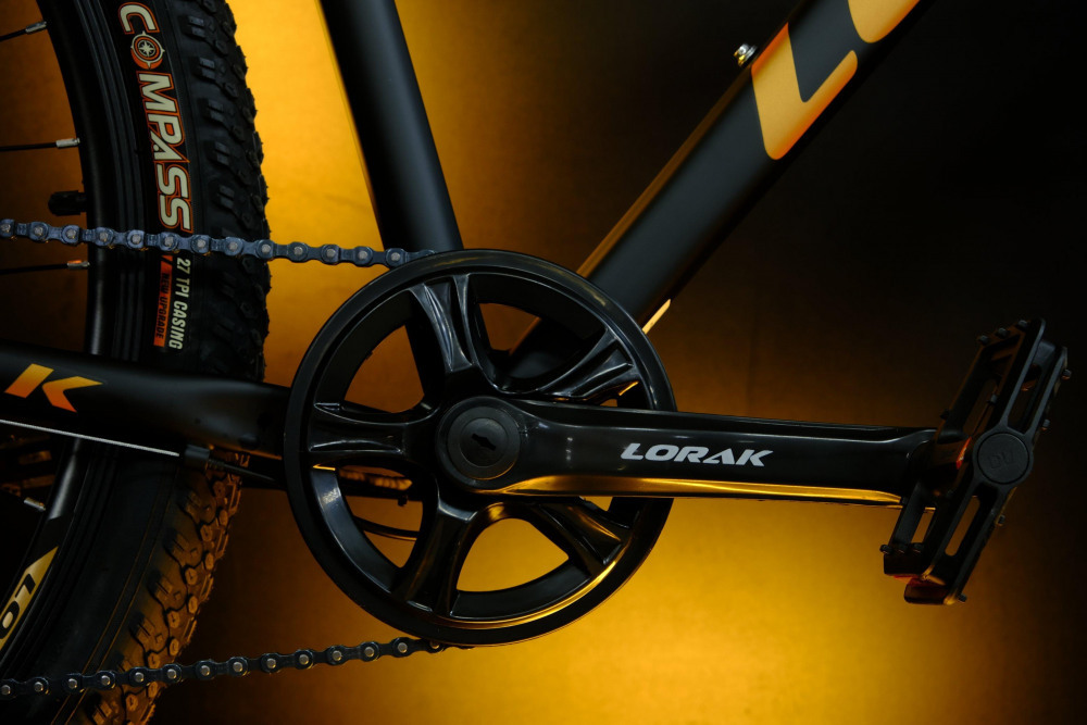 LORAK Safe Cross 29 Матовый Чёрный/Коричный